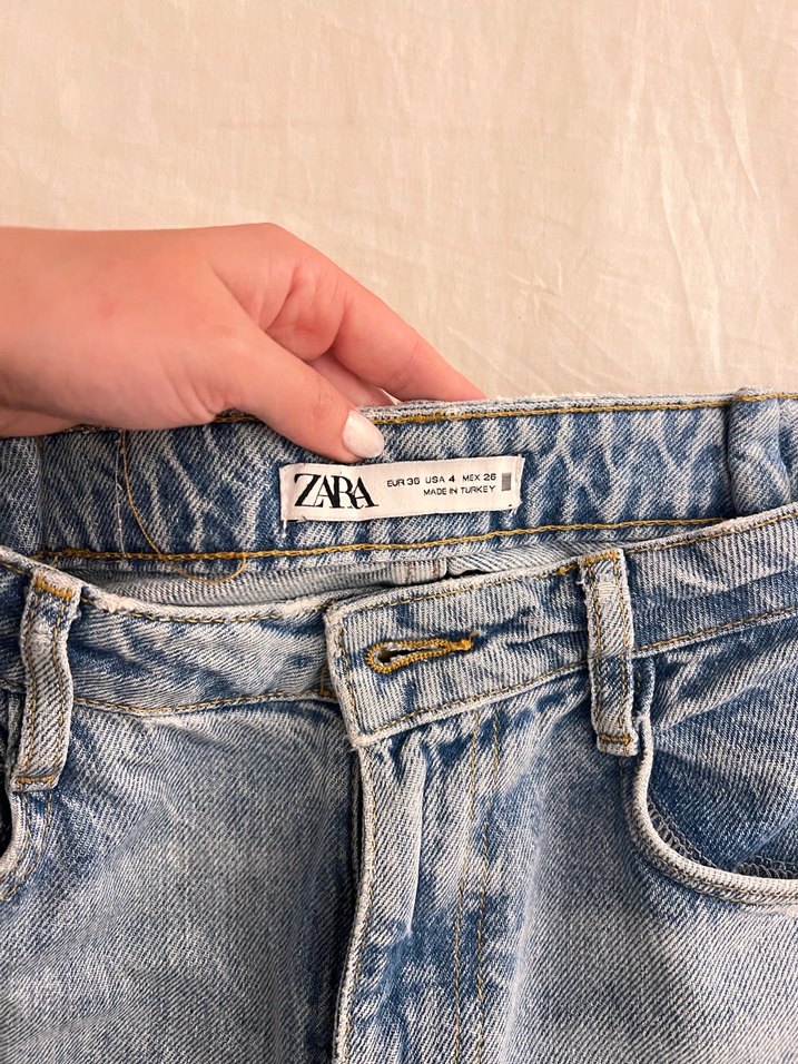 Gri Mavi Kadın Denim Midi Boy Jean - Görsel 5