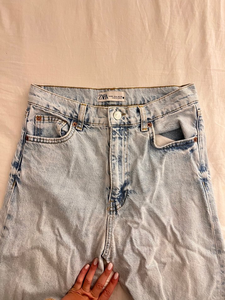 Zara buz Mavi jean - Görsel 4