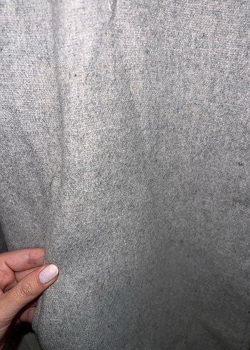 Gri Uzun Klasik Kaban - Görsel 7