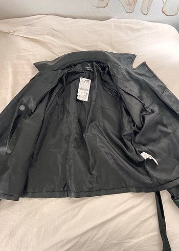 Stradivarius deri trençkot - Görsel 9