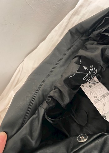 Stradivarius deri trençkot - Görsel 7