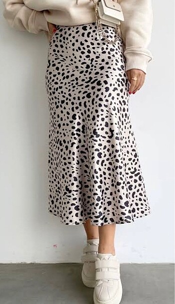 Leopar saten etek