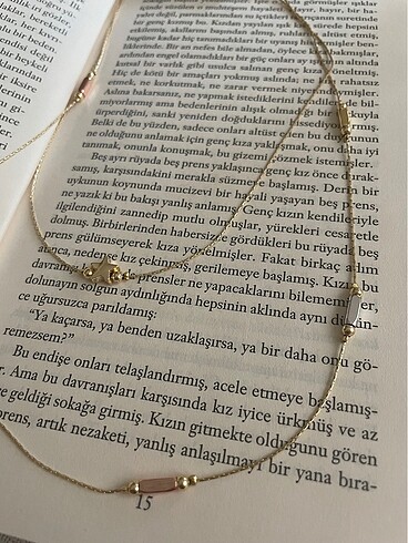 Tasarımcı İkili kolye
