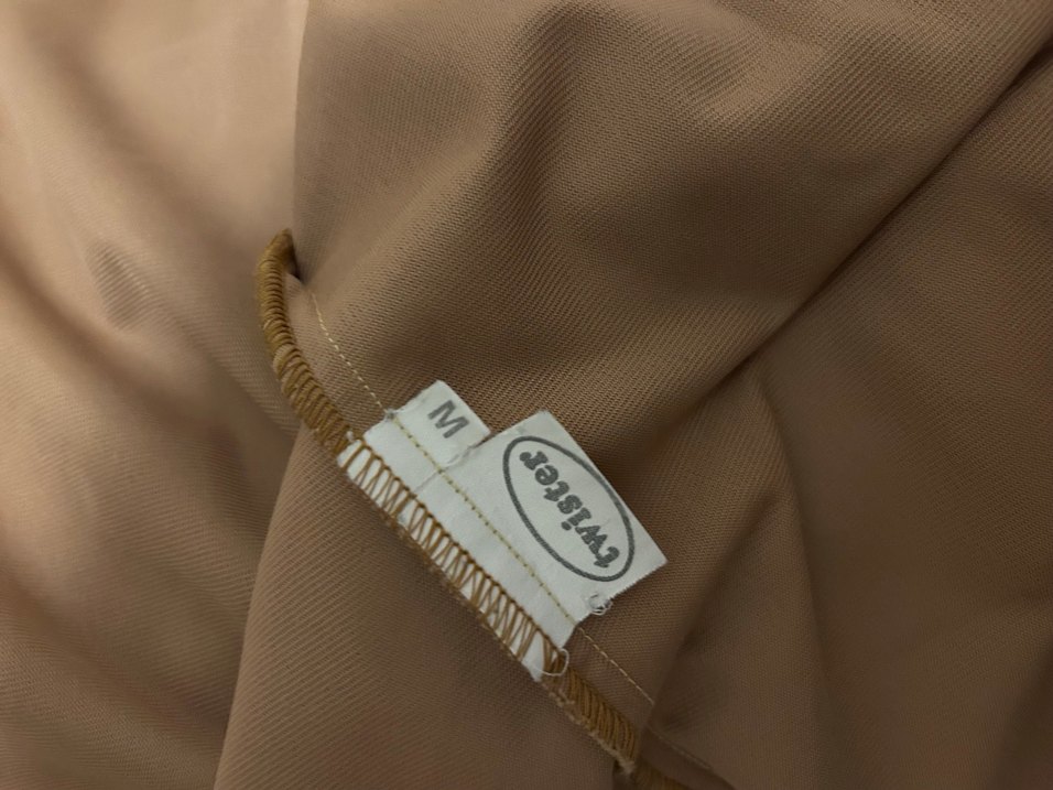 Düğmeli Hardal Süet Gömlek - Görsel 3