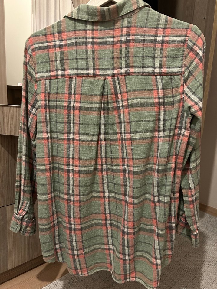 Gri Uzun Kollu Bohem Keten Gömlek - Görsel 3