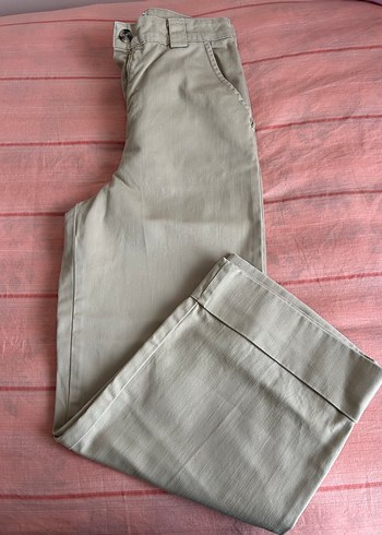 Manuka Haki Kadın Regular Fit Kumaş Pantolon - Görsel 3