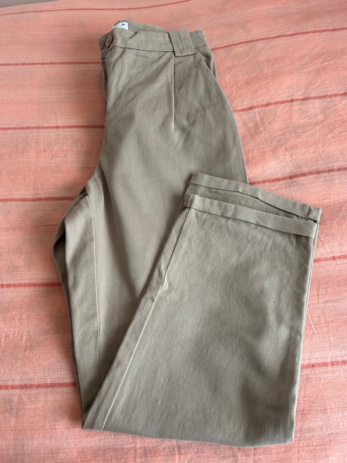 Manuka Bej Kadın Gabardin Regular Fit Pantolon - Görsel 3