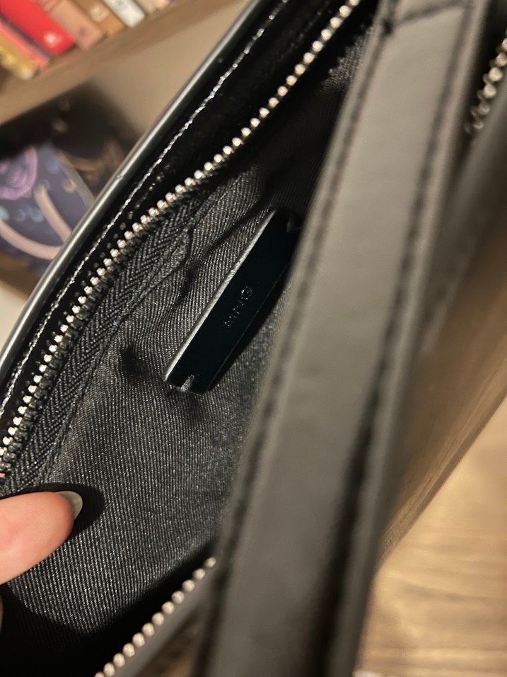 Mango Siyah Deri Tokalı Kadın Çanta - Görsel 3