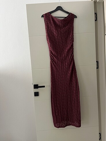 Pull and Bear Floral midi elbise