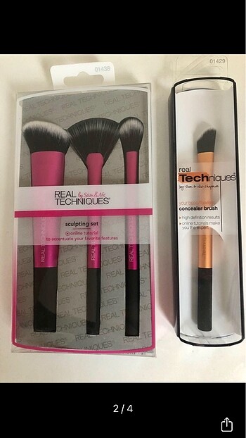 Real techniques makyaj fırça seti