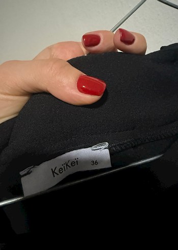KeiKei Siyah Cigarette Pantolon