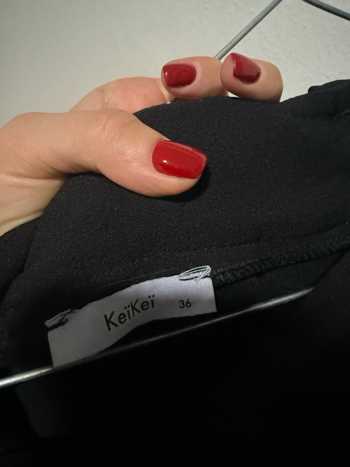 KeiKei Siyah Cigarette Pantolon - Görsel 2