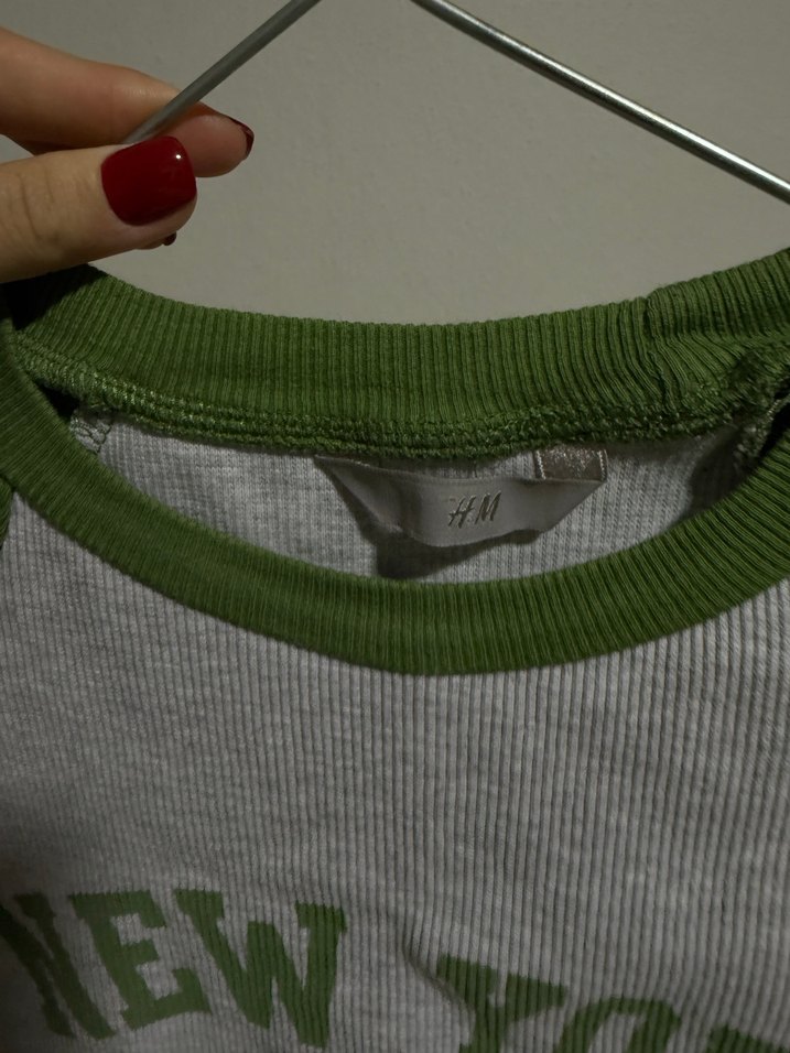 Kız Çocuk Uzun Kollu Baskılı Tişört - Görsel 2