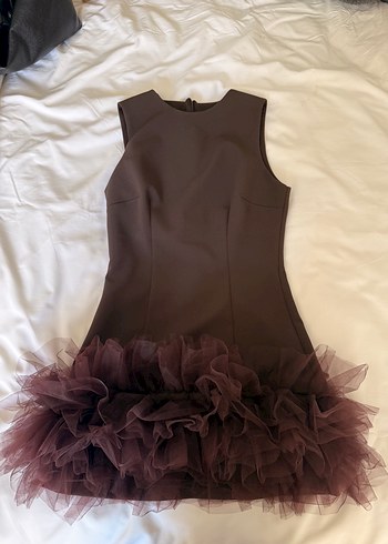 xs Beden zara eteği tül detaylı mini elbise