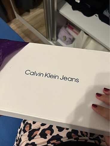 38 Beden beyaz Renk Calvin Klein orijinal ayakkabı