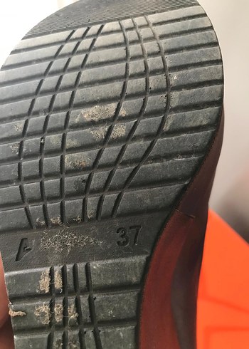 Bordo Dolgu Topuklu Ayakkabı - Görsel 3