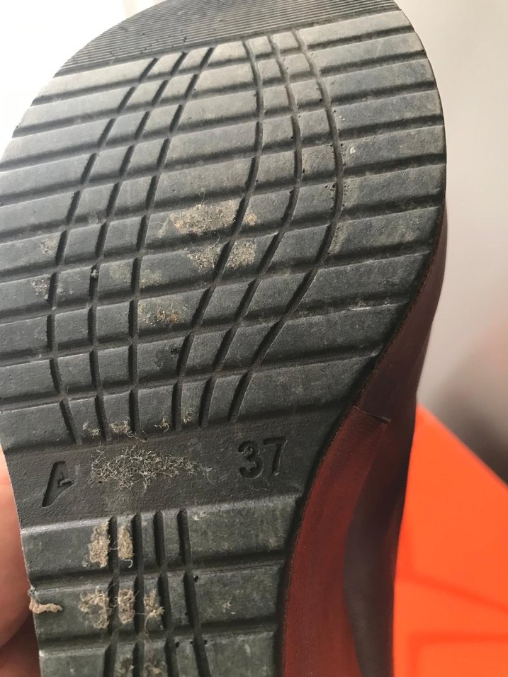 Bordo Dolgu Topuklu Ayakkabı - Görsel 3