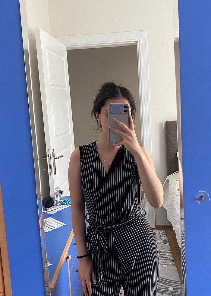 Çizgili Tulum - Görsel 2