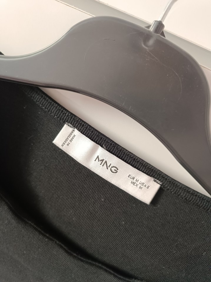 Siyah Drapeli Midi elbise - Görsel 2