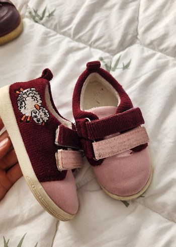 Gri Erkek Bebek İlk Adım Ayakkabısı Velcro - Görsel 8