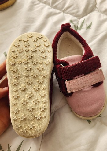 Gri Erkek Bebek İlk Adım Ayakkabısı Velcro - Görsel 9