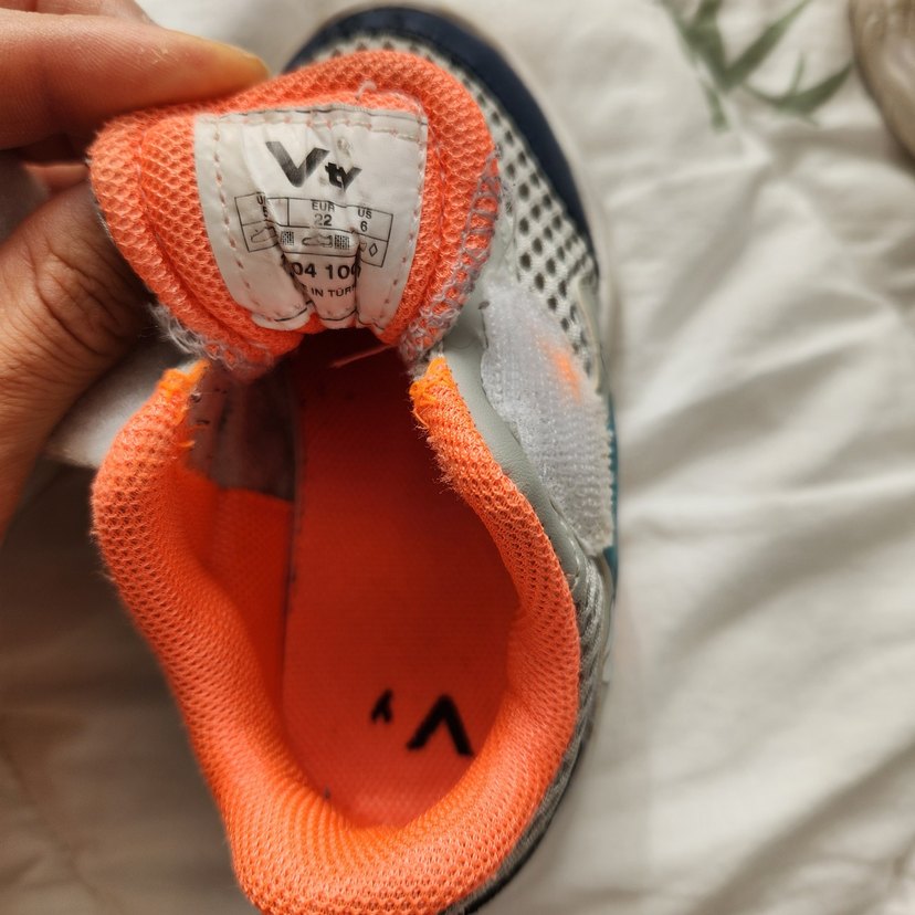 Gri Erkek Bebek İlk Adım Ayakkabısı Velcro - Görsel 3