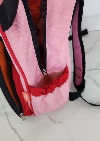 Pembe Uğur Böceği Desenli Çocuk Okul Çantası - Görsel 6