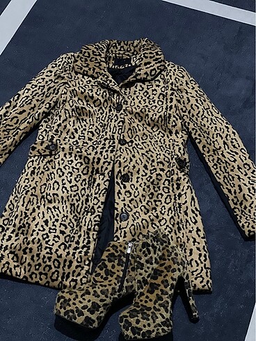 H&M Leopar kaban platform bot