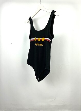 Pull and Bear Baskılı bodysuit