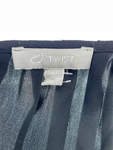 38 Beden siyah Renk Twist Bluz p İndirimli.