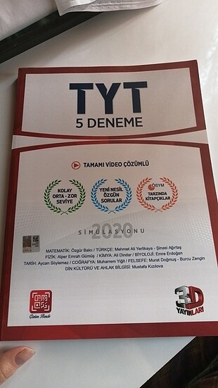 3D YAYINLARI TYT DENEMEE!!! 