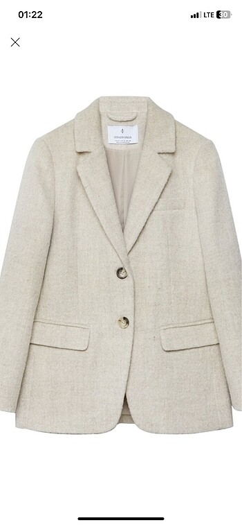 Kaşe blazer ceket
