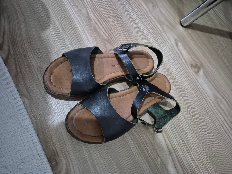 Deripabuç Kahverengi Kadın Sandalet - Görsel 2