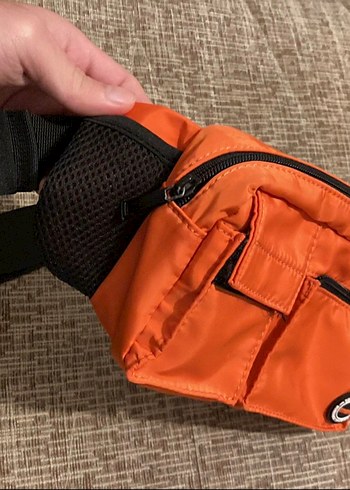 Turuncu Kemerli Unisex Çapraz Çanta - Görsel 3