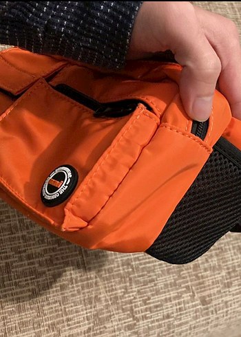 Turuncu Kemerli Unisex Çapraz Çanta - Görsel 4