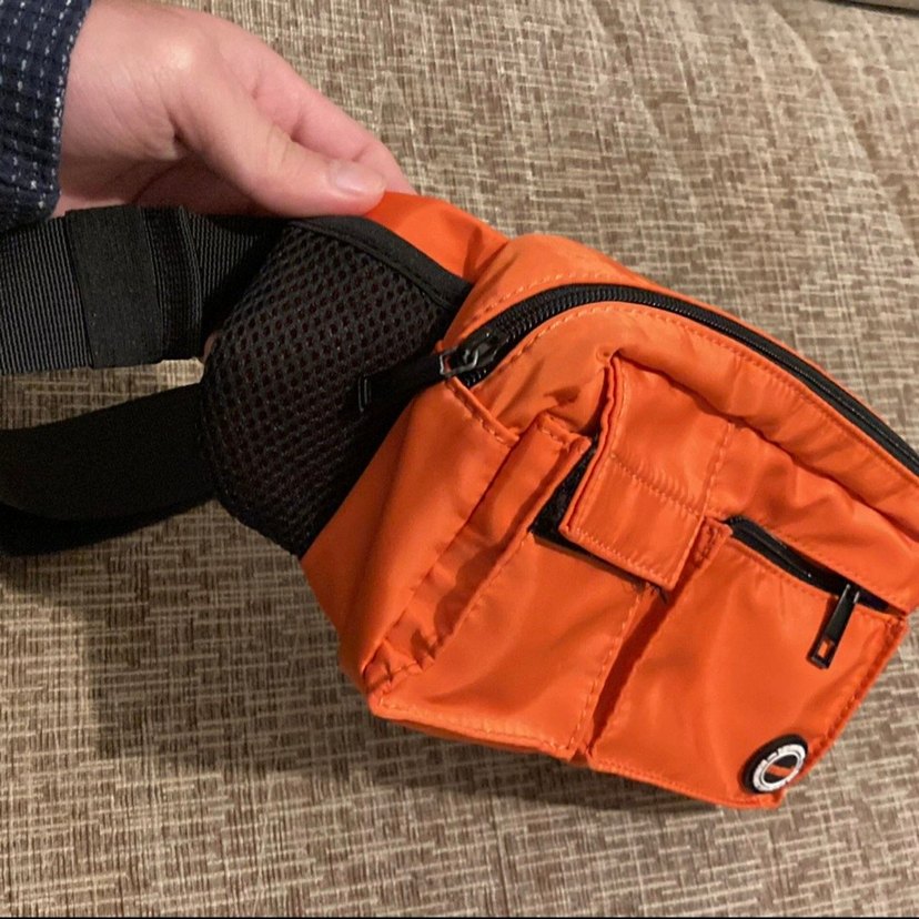 Turuncu Kemerli Unisex Çapraz Çanta - Görsel 3