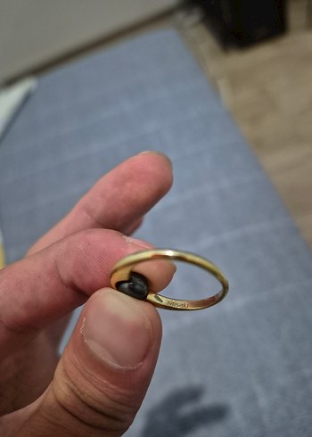 Beden altın Renk Misaki 925 Ayar Gümüş Yüzük