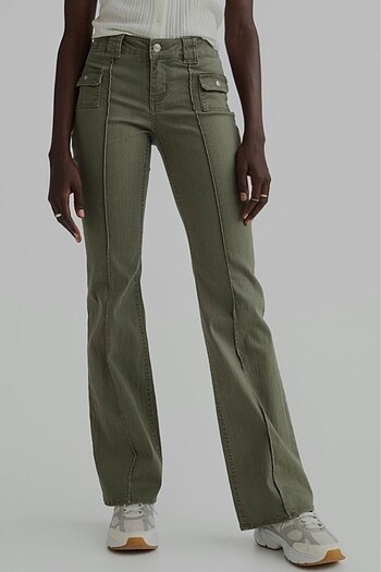 H&M H&M vintage İspanyol paça pantolon y2k