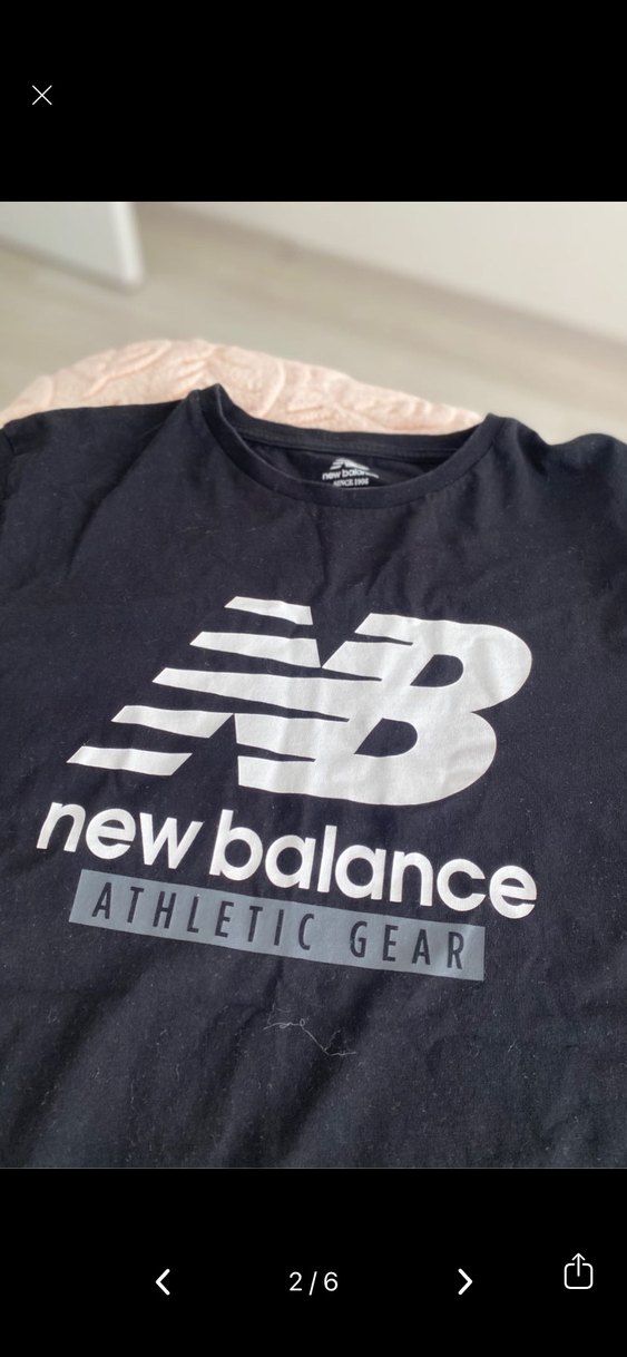 New Balance Siyah Erkek Kısa Kollu Tişört - Görsel 5