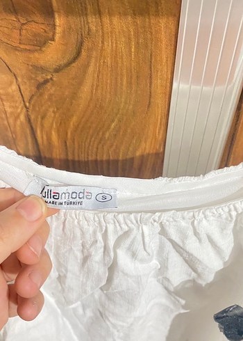 Beyaz Keten Salaş Uzun Askılı Elbise - Görsel 3