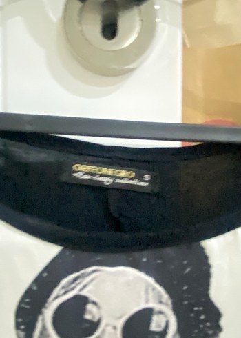 Gri Baskılı Kadın Biker Tişört - Görsel 5