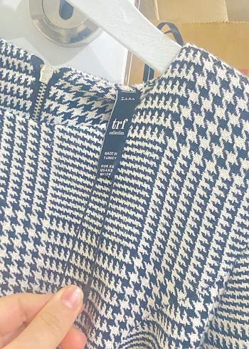 Gri Ekose Desenli Midi Kadın Elbise - Görsel 3