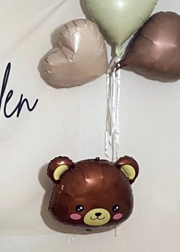 Doğum Günü Parti Süsleri - Kahverengi - Görsel 3