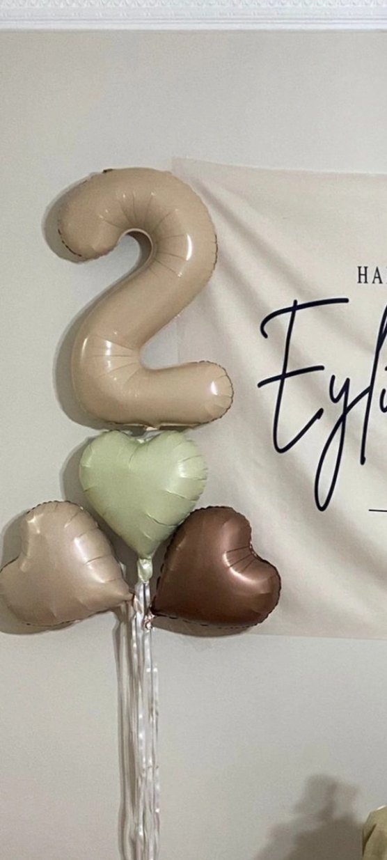 Doğum Günü Parti Süsleri - Kahverengi - Görsel 2