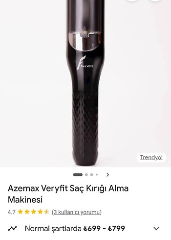 Siyah Saç kırıkları alan  Alet - Görsel 2