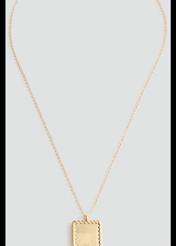 Altın Renk Minimalist Midi Kolye - Görsel 2