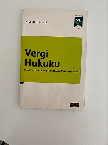 Vergi hukuku kitabı