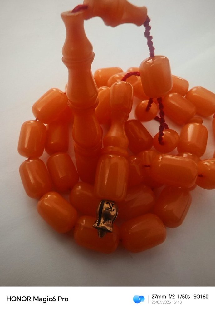 Selçuk kamacı tesbih... Osmanlı miskevi. - Görsel 5