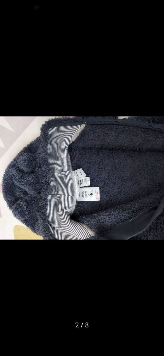 carters 6-9 ay peluş tulum - Görsel 2