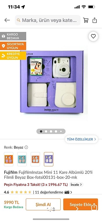 İnstax mini 11